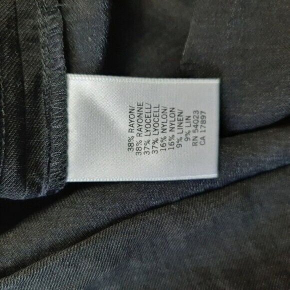 BANANA REPUBLIC | New Mini Skirt Ruffle Black Neutral Sz 10 - Picture 9 of 9